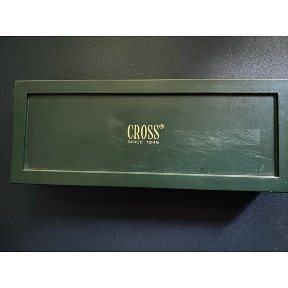 Vintage Cross Pen & Mechanical Pencil Set w/ Case & Manual, Blue Ink, 350105 - Picture 1 of 5